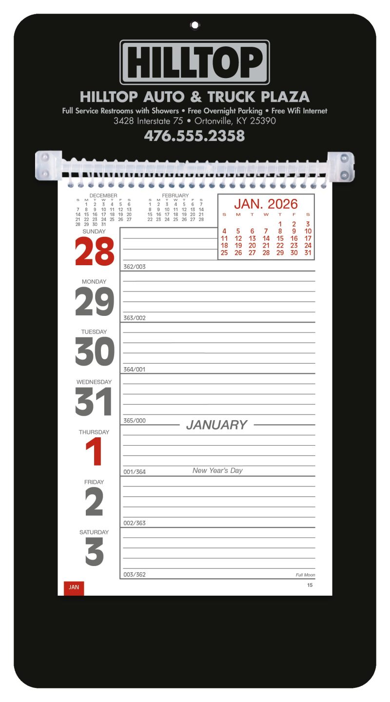 Custom Triumph® Calendars Weekly Memo Calendar - 1
