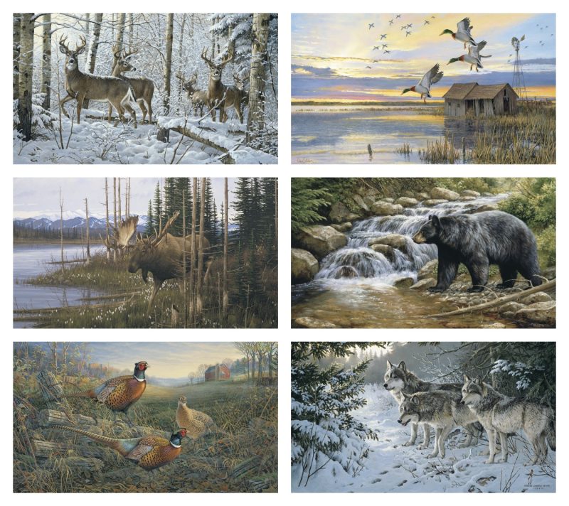 Custom Triumph® Calendars Wildlife Art Calendar - 1