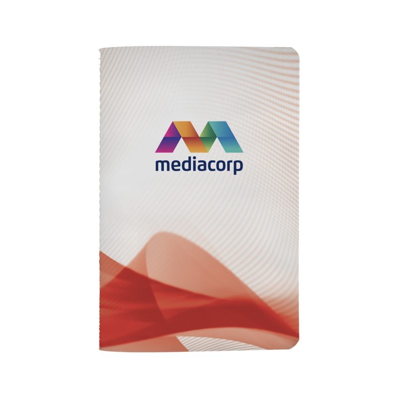 Custom 5" x 7" Groovy Sewn Paper Cover Notebook - 4