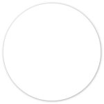 Custom Car Sign Circle Magnet 4 1/2" diam - 1