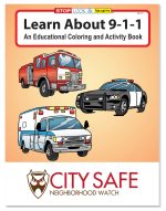 Custom Coloring Book: Learn About 911