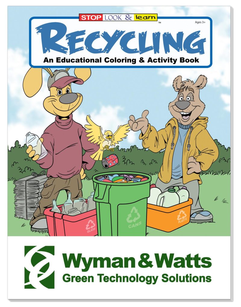 Custom Coloring Book: Recycling
