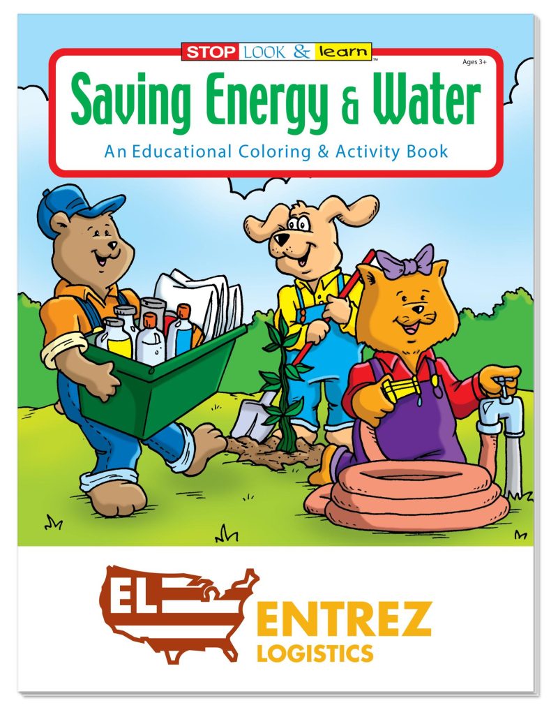 Coloring-Book-Saving-Energy-and-Water-40655 Custom Coloring Book: Saving Energy and Water