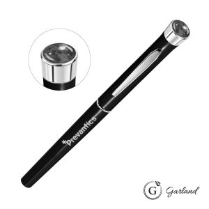 Custom Garland® Color Aura Rollerball Pen - Chrome Accent