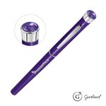 Custom Garland® Color Aura Rollerball Pen - Chrome Accent - 5