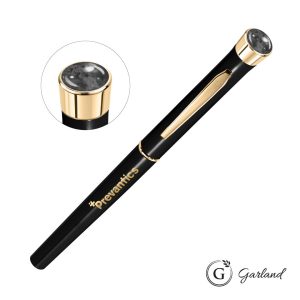 Custom Garland® Color Aura Rollerball Pen - Gold Accent