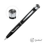 Custom Garland® Color Aura Twist Ballpoint Pen - Chrome Accent