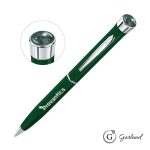 Custom Garland® Color Aura Twist Ballpoint Pen - Chrome Accent - 4