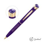 Custom Garland® Color Aura Twist Ballpoint Pen - Gold Accent - 5