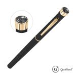 Custom Garland® Color Matte Aura Rollerball Pen - Gold - 8