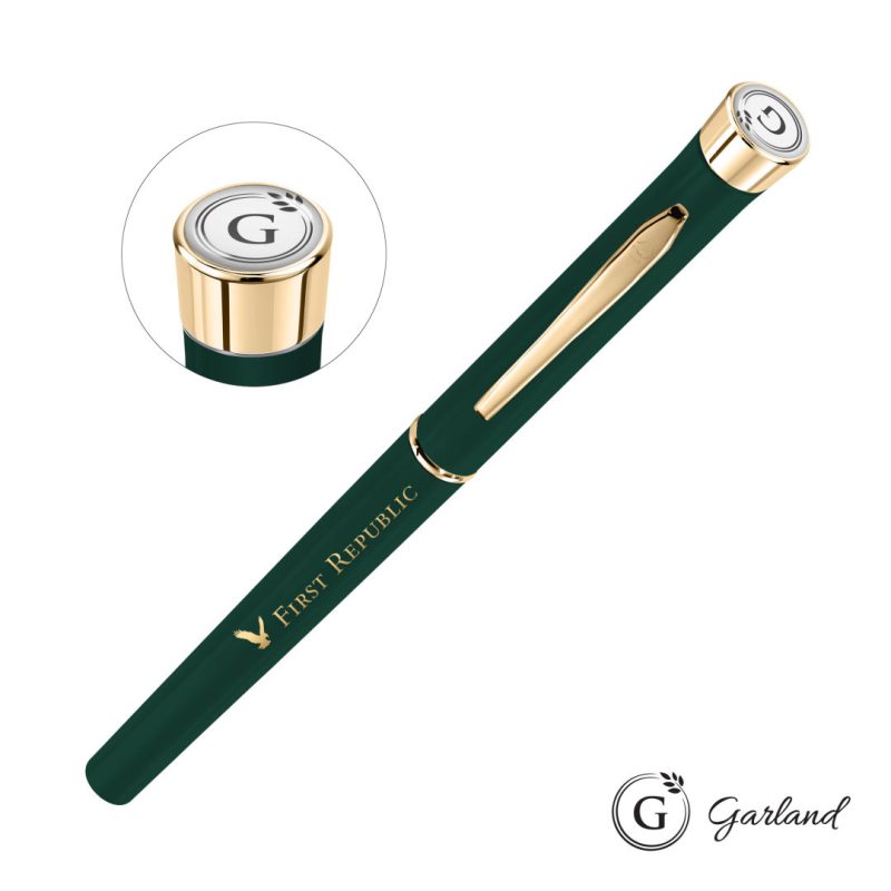 Custom Garland® Color Matte Collection Pen - Gold - 3