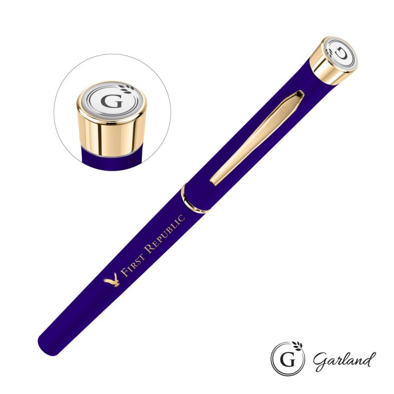 Custom Garland® Color Matte Collection Pen - Gold - 5