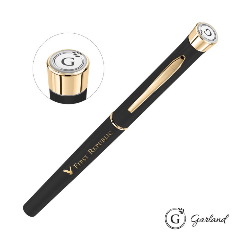 Custom Garland® Color Matte Collection Pen - Gold