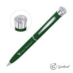 Custom Garland® Color Matte Custom Emblem Twist Pen - Chrome - 3