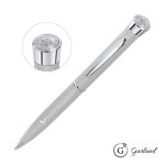 Custom Garland® Color Matte Custom Emblem Twist Pen - Chrome - 6