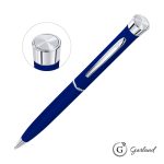 Custom Garland® Color Matte Custom Emblem Twist Pen - Chrome - 9