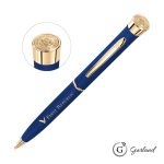 Custom Garland® Color Matte Custom Emblem Twist Pen - Gold - 2