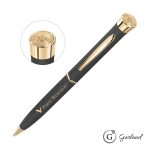 Custom Garland® Color Matte Custom Emblem Twist Pen - Gold - 4