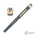 Custom Garland® Color Matte Custom Rollerball Pen - Gold - 4