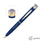 Custom Garland® Color Matte Custom Twist Ballpoint Pen - Gold - 2
