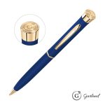 Custom Garland® Color Matte Emblem Twist Ballpoint Pen - Gold - 9