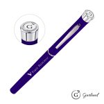Custom Garland® Color Matte Rollerball Pen - Chrome - 5