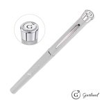 Custom Garland® Color Matte Rollerball Pen - Chrome - 6