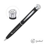 Custom Garland® Color Matte Twist Ballpoint Pen - Chrome