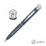 Custom Garland® Color Matte Twist Ballpoint Pen - Chrome - 4