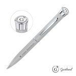 Custom Garland® Color Matte Twist Ballpoint Pen - Chrome - 6