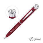 Custom Garland® Color Matte Twist Ballpoint Pen - Chrome - 7