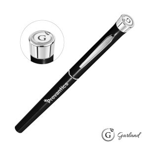 Custom Garland® Color Rollerball Pen - Chrome Accent