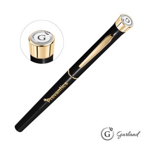 Custom Garland® Color Rollerball Pen - Gold Accent