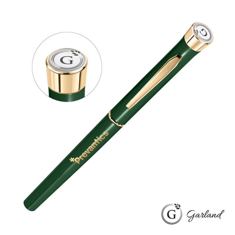 Custom Garland® Color Rollerball Pen - Gold Accent - 4