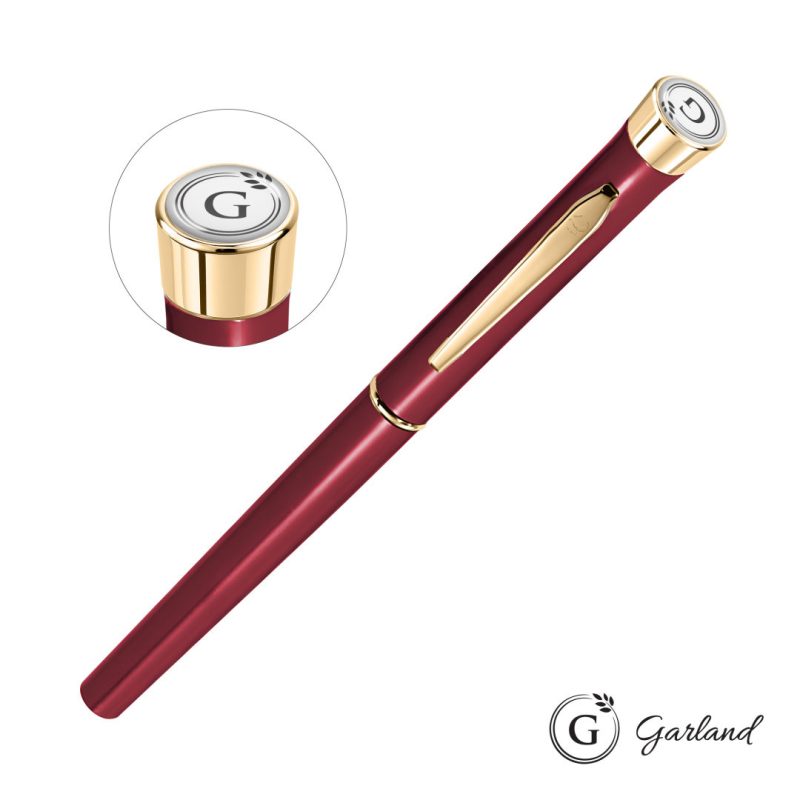 Custom Garland® Color Rollerball Pen - Gold Accent - 8