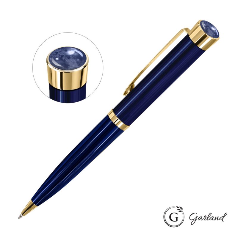 Custom Garland® Executive Color Aura Ballpoint Pen - Gold - 5
