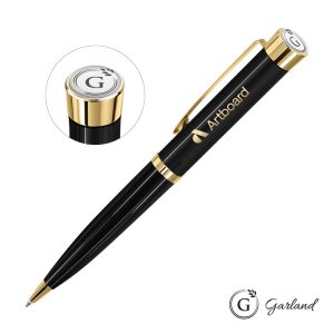 Custom Garland® Executive Color Ballpoint Twist Pen - Gold