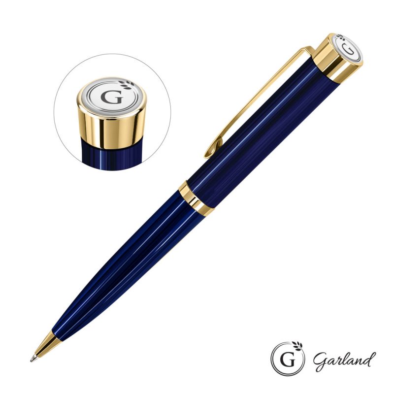 Custom Garland® Executive Color Ballpoint Twist Pen - Gold - 8