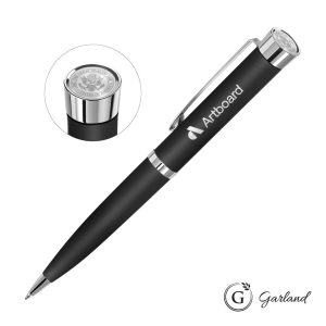 Custom Garland® Executive Color Custom Emblem Pen - Chrome
