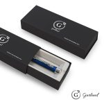 Custom Garland® Executive Color Emblem Rollerball Pen - Gold - 1
