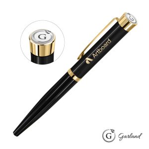 Custom Garland® Executive Color Rollerball Pen - Gold