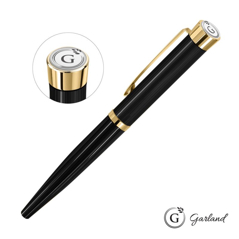 Custom Garland® Executive Color Rollerball Pen - Gold - 5