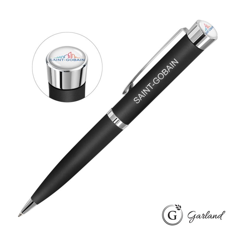 Custom Garland® Executive Custom Color Ballpoint Twist Pen - Chrome - 2