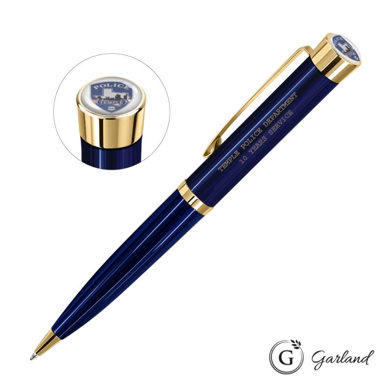 Custom Garland® Executive Custom Color Ballpoint Twist Pen - Gold - 3