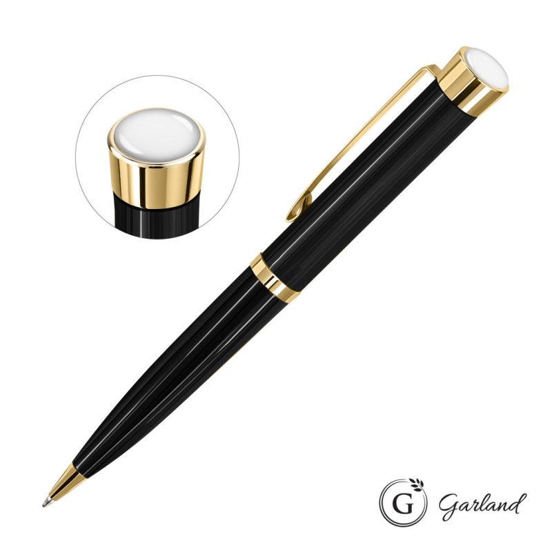 Custom Garland® Executive Custom Color Ballpoint Twist Pen - Gold - 5