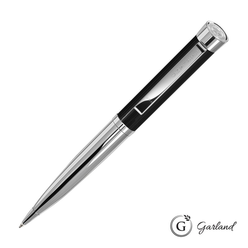 Custom Garland® Executive Custom Emblem Monogram Twist Pen - Chrome - 4