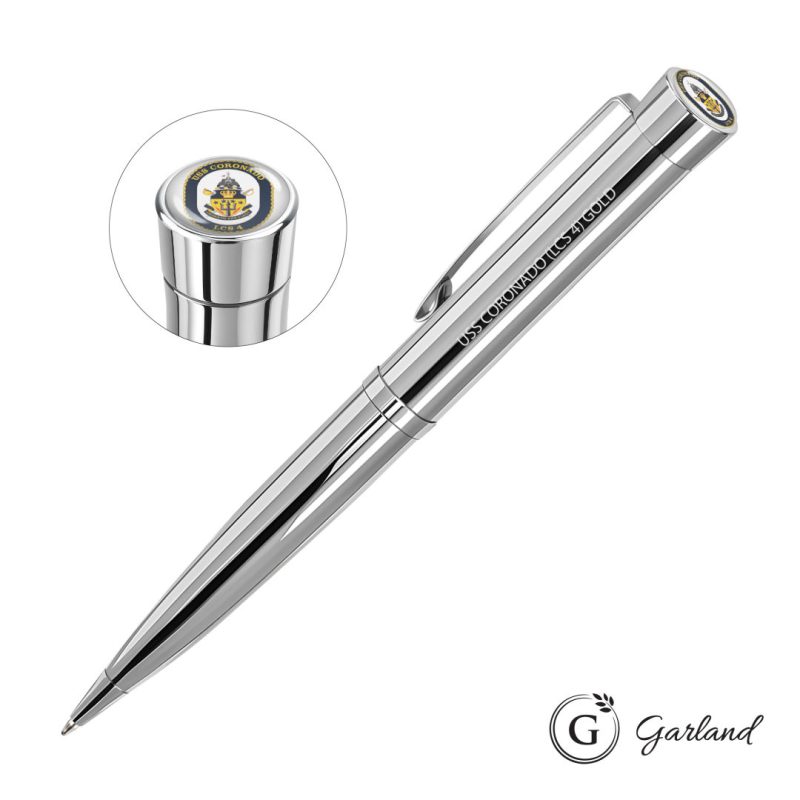 Garland®-Executive-Custom-Signature-Twist-Pen-Chrome-GAR108-BPC Custom Garland® Executive Custom Signature Twist Pen - Chrome