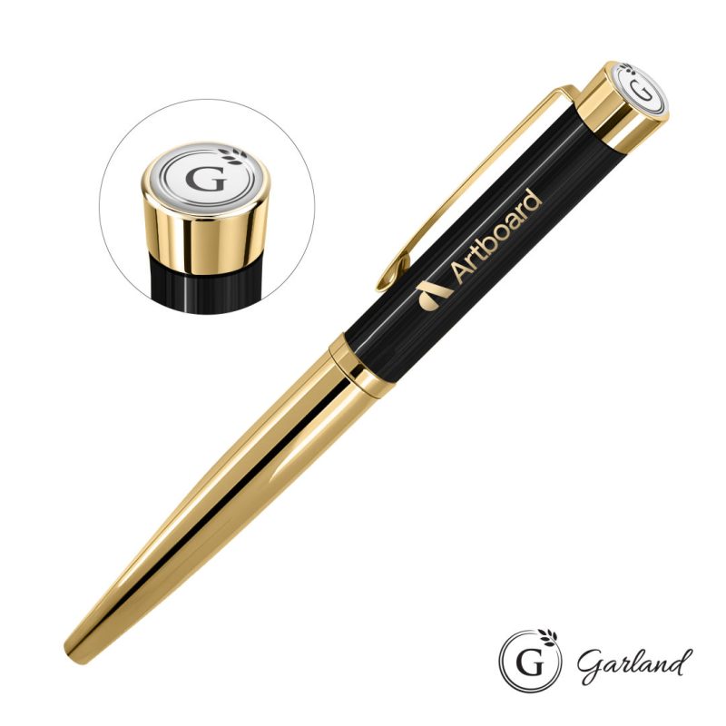 Garland®-Executive-Monogram-Rollerball-Pen-Gold-GAR107-RGG Custom Garland® Executive Monogram Rollerball Pen - Gold