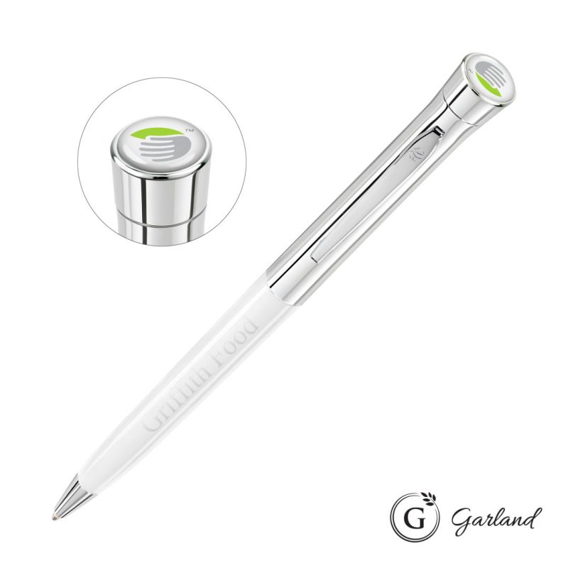 Custom Garland® Founders Custom Ballpoint Pen - Chrome - 7