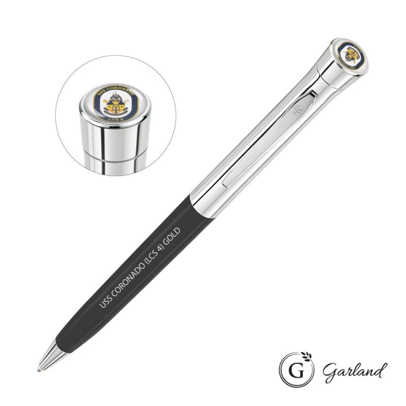 Custom Garland® Founders Custom Ballpoint Pen - Chrome